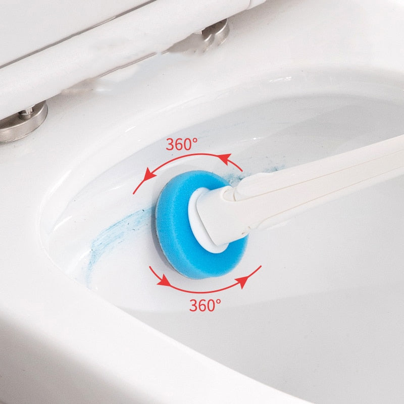 Disposable Toilet Cleaning Brush Set
