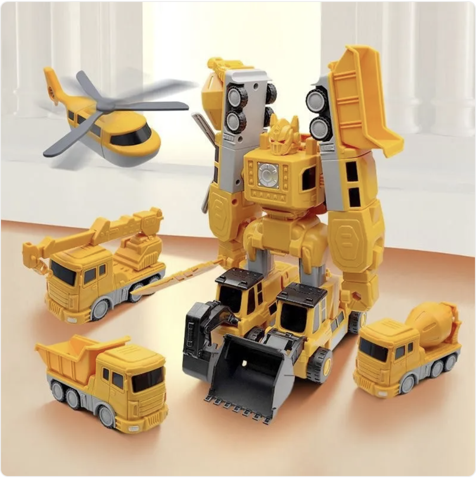 35pcs Magnetic Engineering Car Building Blocks Set