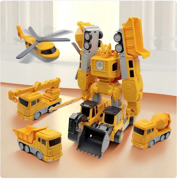 35pcs Magnetic Engineering Car Building Blocks Set