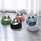 Elevated Stainless Steel Cat Bowl