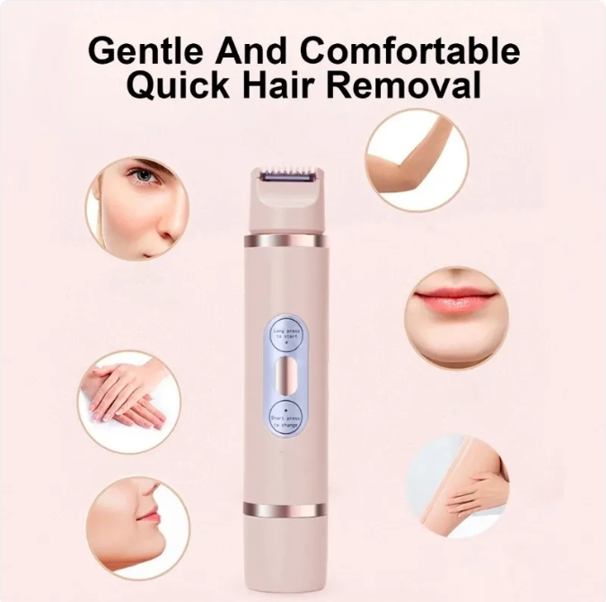 Dual-Head Electric Shaver & Painless Epilator