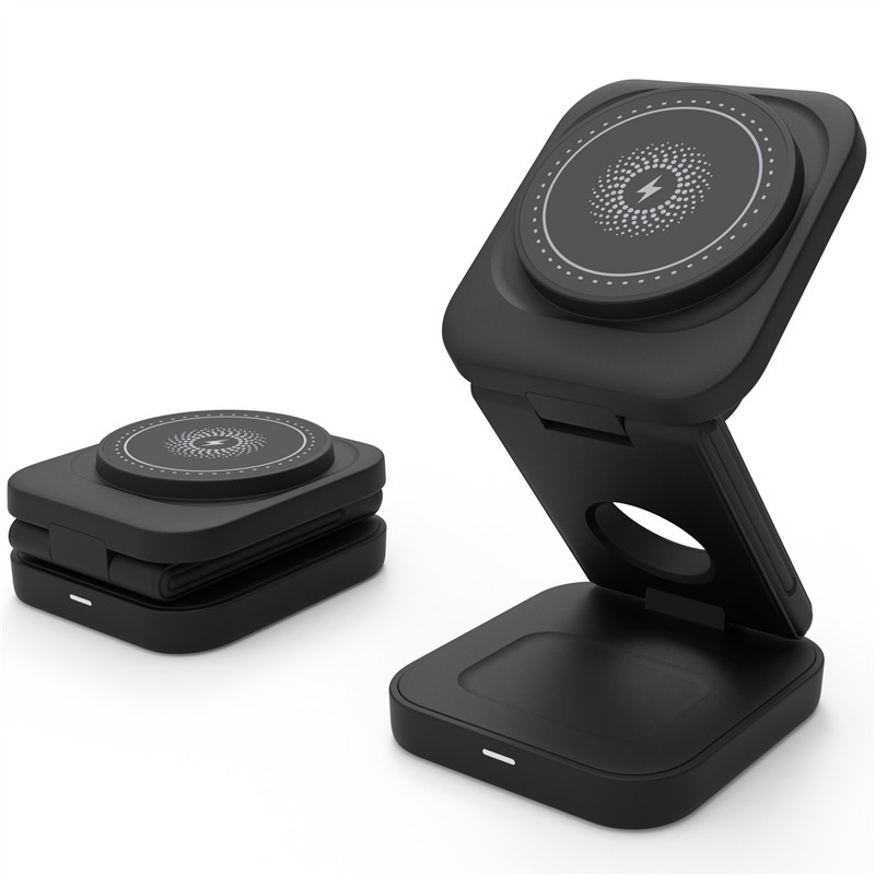 3-in-1 Magnetic Foldable Wireless Charger