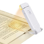 LED USB Rechargeable Book Light – Clip-On Eye Protection Reading Light