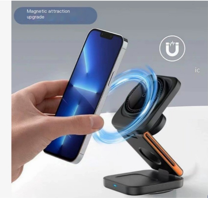3-in-1 Folding Magnetic Wireless Charger