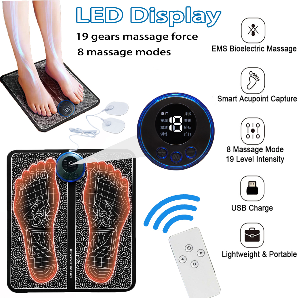 Smart Foldable Foot Massage Pad