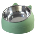 Elevated Stainless Steel Cat Bowl