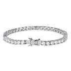 Hip Hop Single Row Zircon Tennis Chain Bracelet