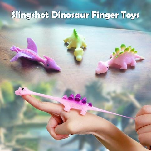Dinosaur Slingshot Finger Toys for Kids
