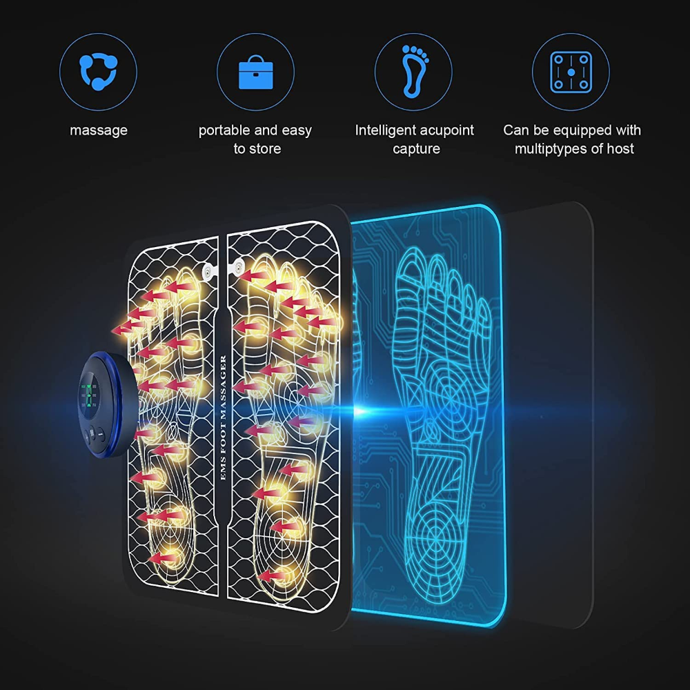 Smart Foldable Foot Massage Pad