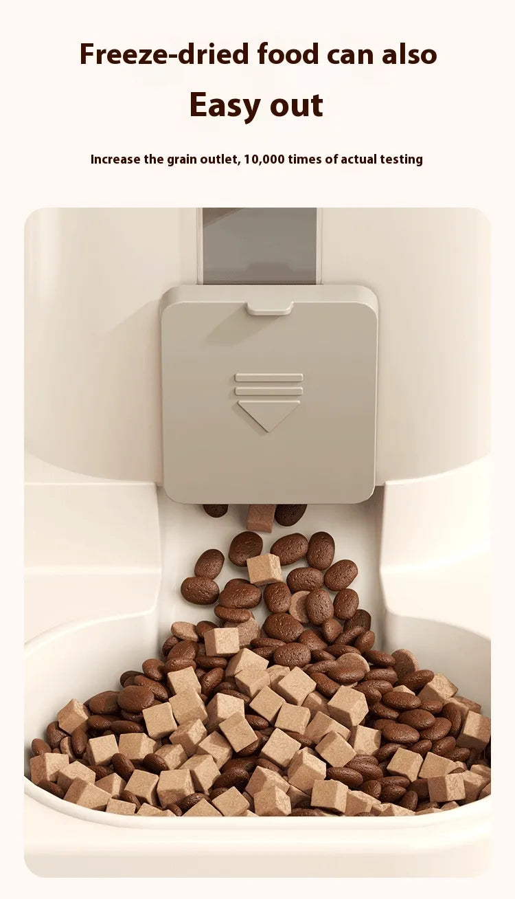 2-in-1 Automatic Pet Feeder & Water Dispenser