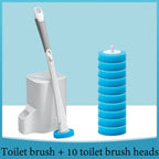 Disposable Toilet Cleaning Brush Set