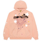 Spider Letter Print Heavyweight Hoodie