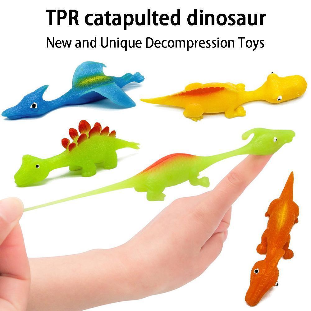 Dinosaur Slingshot Finger Toys for Kids