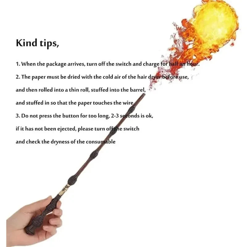 Electronic Fire-Breathing Magic Wand Toy
