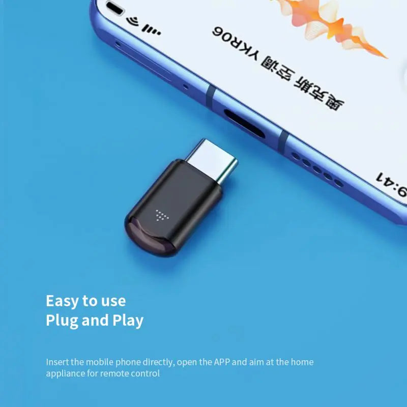 Smart IR Remote Control Phone Adapter
