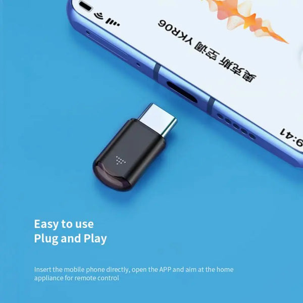 Smart IR Remote Control Phone Adapter