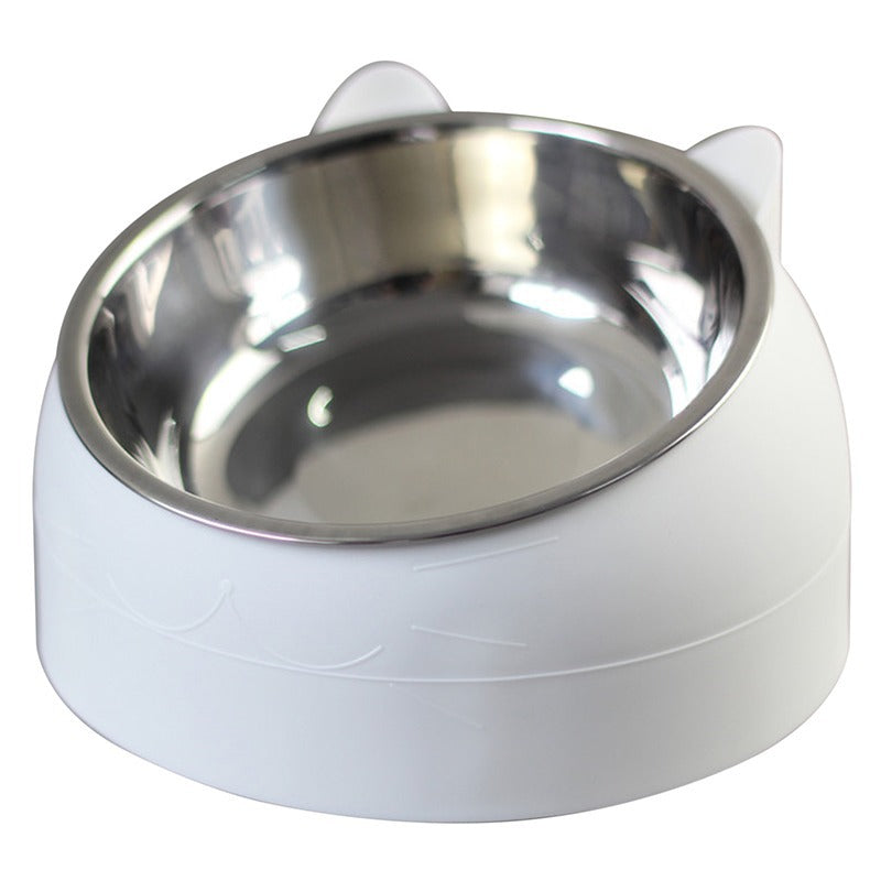 Elevated Stainless Steel Cat Bowl