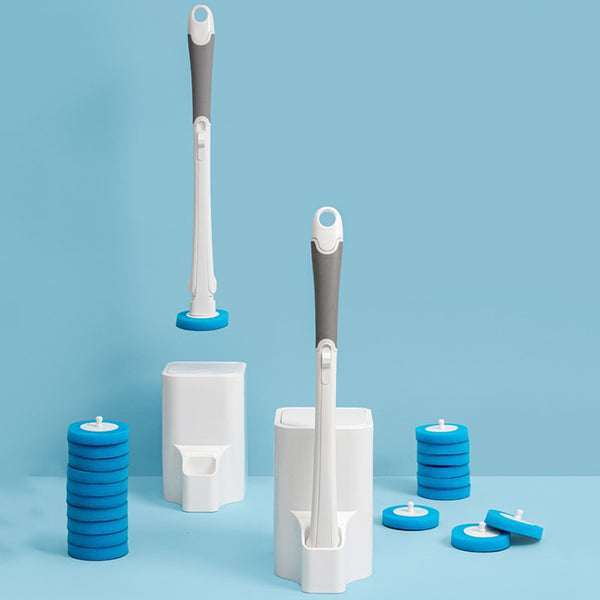 Disposable Toilet Cleaning Brush Set