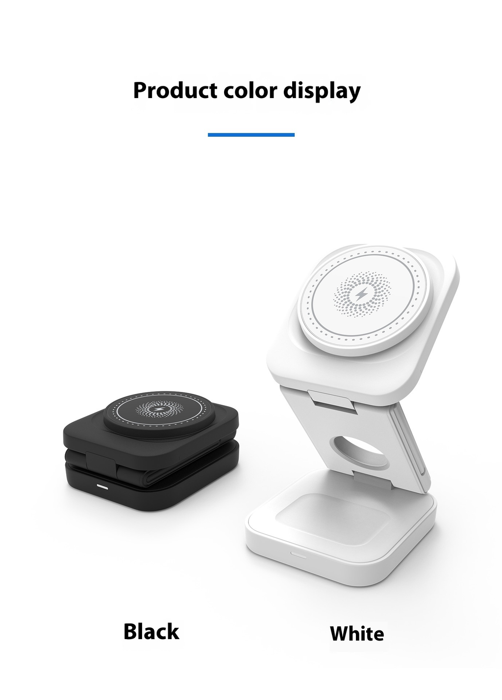 3-in-1 Magnetic Foldable Wireless Charger
