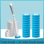 Disposable Toilet Cleaning Brush Set