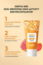 Orange Exfoliating Whitening Gel for Skin Care