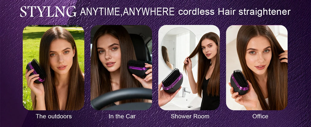 Portable Ceramic Hair Straightener