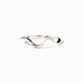 Electroplated Water Wave Ring