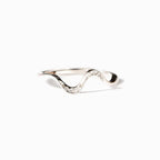 Electroplated Water Wave Ring