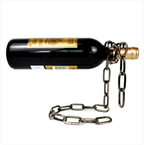 Floating Suspension Chain Wine Rack