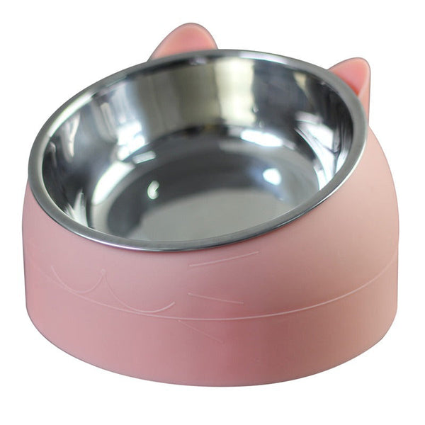 Elevated Stainless Steel Cat Bowl