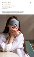 3D Natural Memory Foam Sleep Mask for Comfort