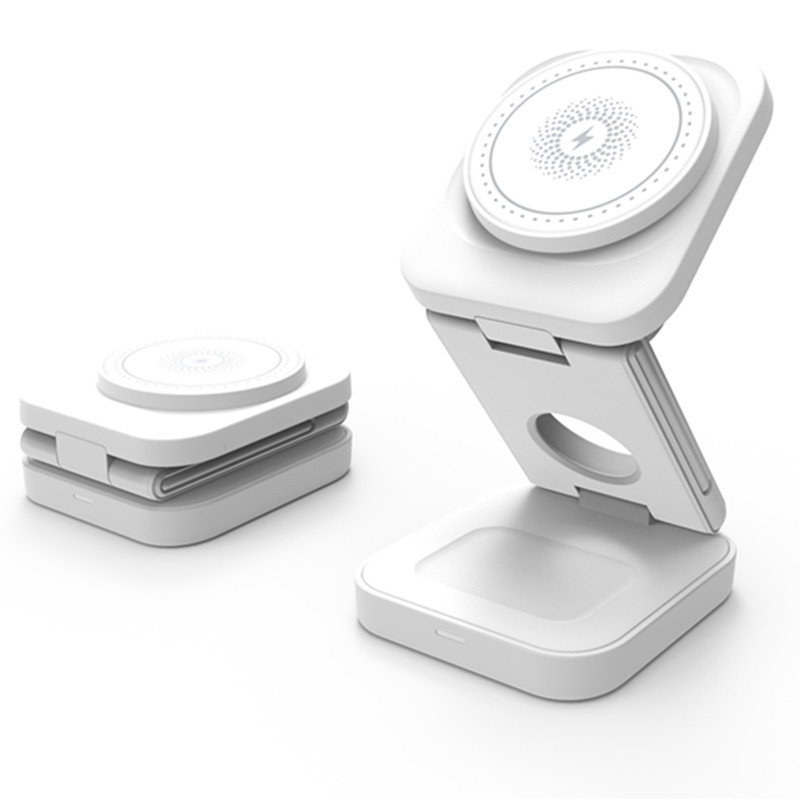 3-in-1 Magnetic Foldable Wireless Charger
