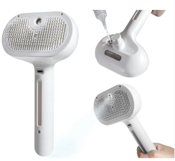 3-in-1 Pet Hair Spray Brush