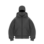 Men's Hooded Zip-Up Baseball Jacket